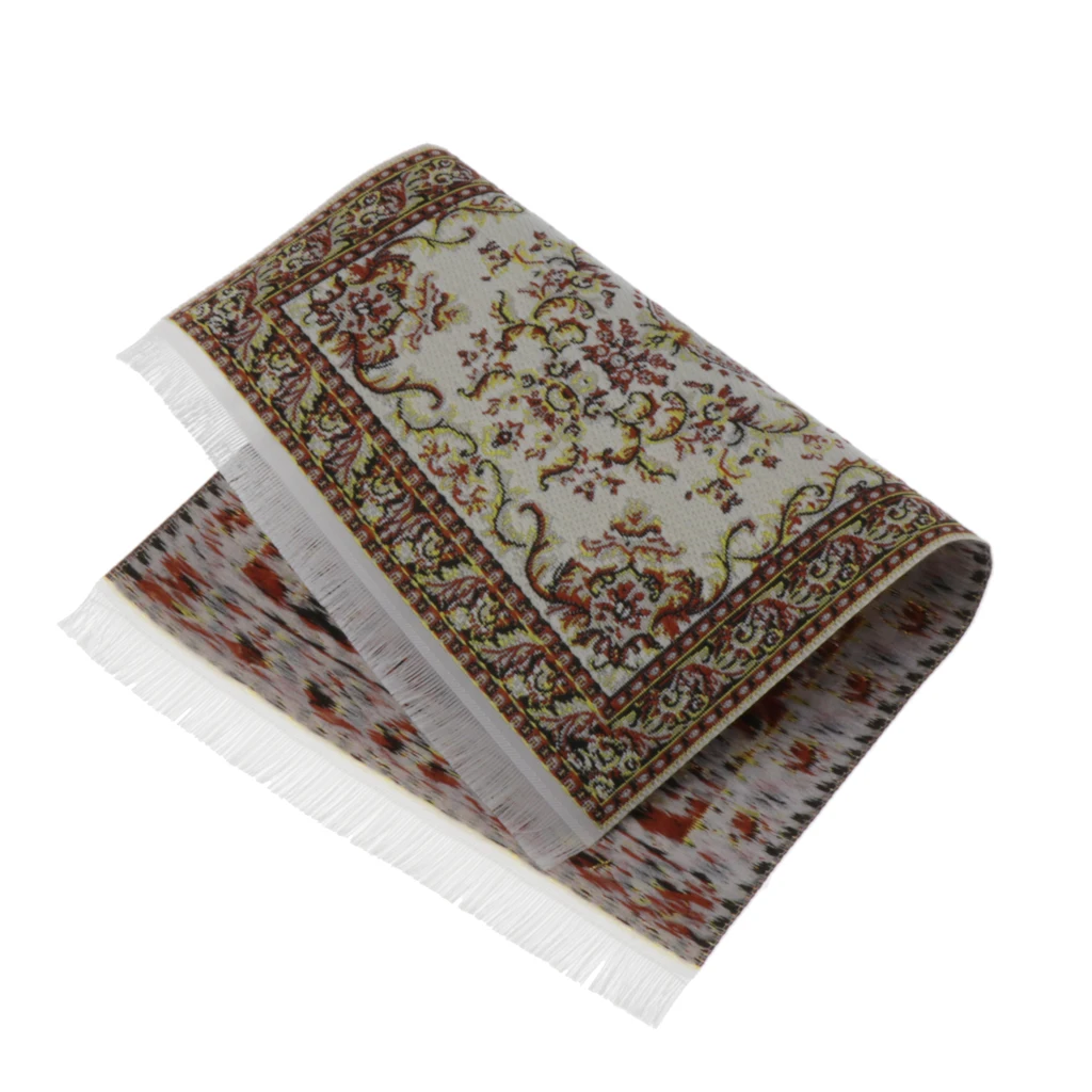 

1:12 Dollhouse Miniature Oblong Area Rug/Carpet/Mat Floor Covering DIY Kits