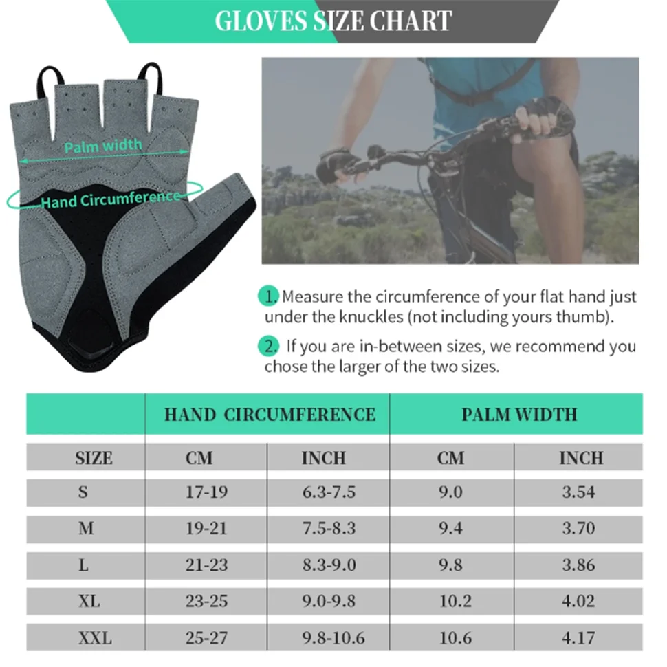 

Souke Sports Silicone Half Finger Cycling Gloves Breathable Anti-Slip Anti-Shcok Anti-Sweat Gel Padded Bicycle Road Bike Gloves