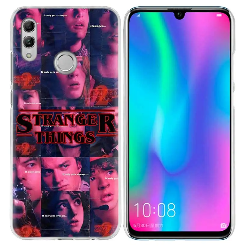 Чехол для ТВ-шоу странные вещи для huawei Honor 9X 8X Y9 20 9 10 Lite Play 8C 8A Pro V20 20i Y6 Y7 жесткий чехол для телефона