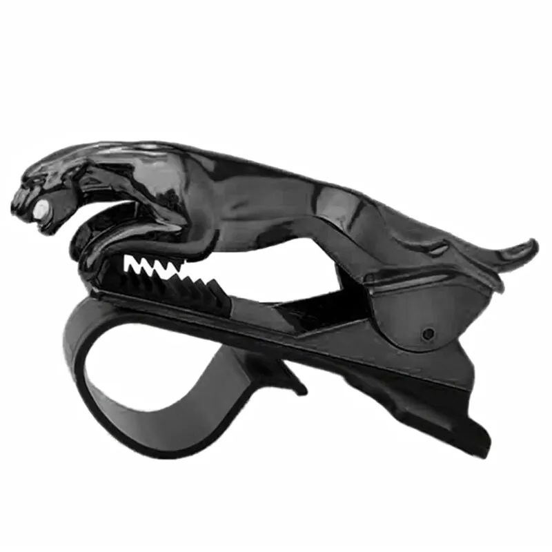 

Universal Phone Holder Leopard Shape Panther Style Dashboard Mount Clip Mobile Phone Bracket Adjustable GPS Stand