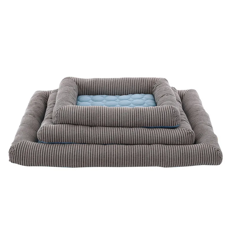 Мягкий летний охлаждающий коврик в клетку для собак подкладка кошек конуры домик