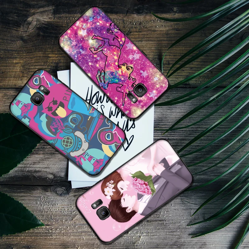 Милый чехол из мягкого силикона с пенящимся изображением для Samsung Galaxy S6 S8 Edge S7 S9 Plus S10 S10E Note 9 8.