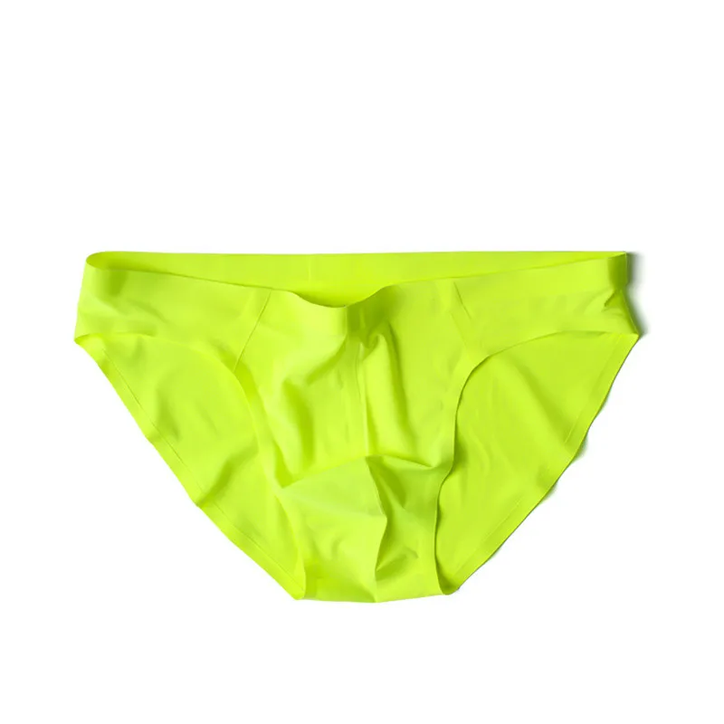 Мужские трусы брифы из ледяного шелка с заниженной талией| |