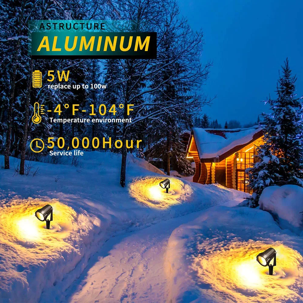 5 Вт RGB Открытый Пейзаж Светодиодный светильник 85 265V Водонепроницаемый 16 Цвет