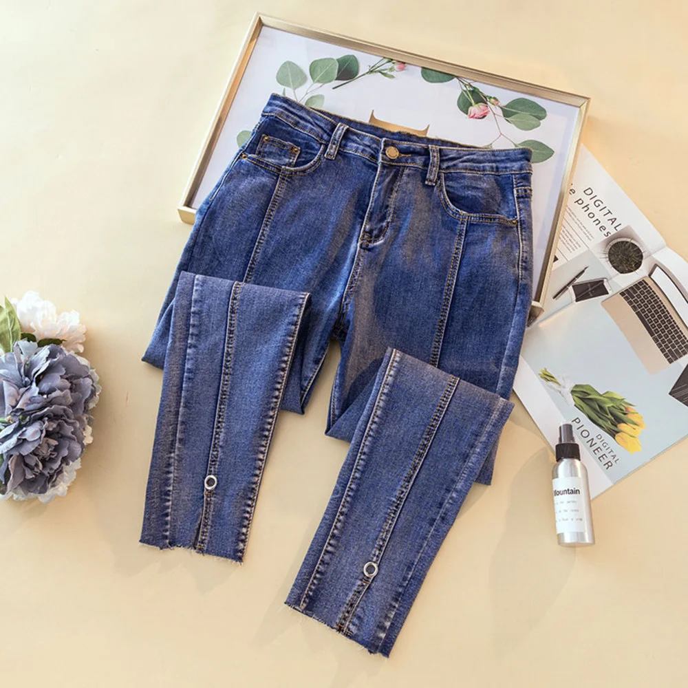

Slim Jeans For Women High Waist Skinny Woman Push Up Sexy Elastic Slim Denim Pencil Pants Stretch Slim Female Jeans Trousers