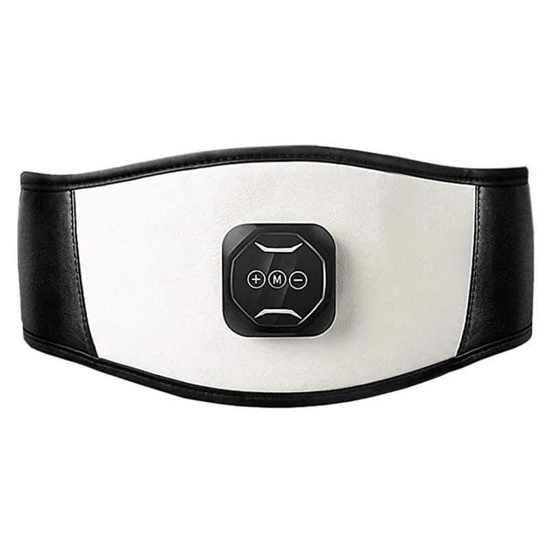 Ремень электрический EMS для похудения тренажер мышц тонизирующий пояс 6 режимов