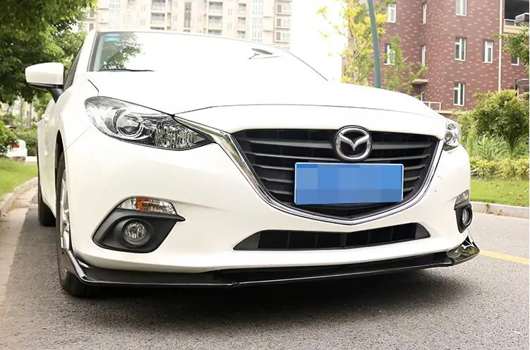Для Mazda3 Axela Body kit спойлер 2014-2017 для ABS задний передний бампер диффузор защитные