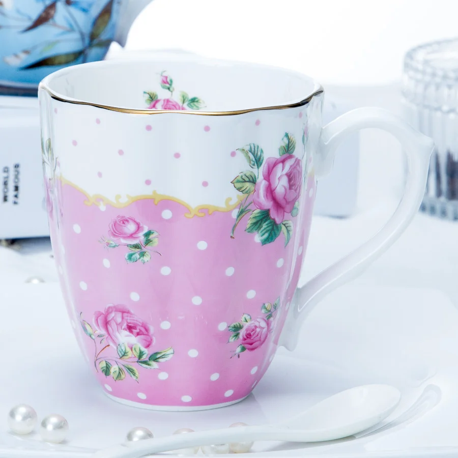 Кофейная китайская латте кружка из костяного фарфора винтажные средневековые