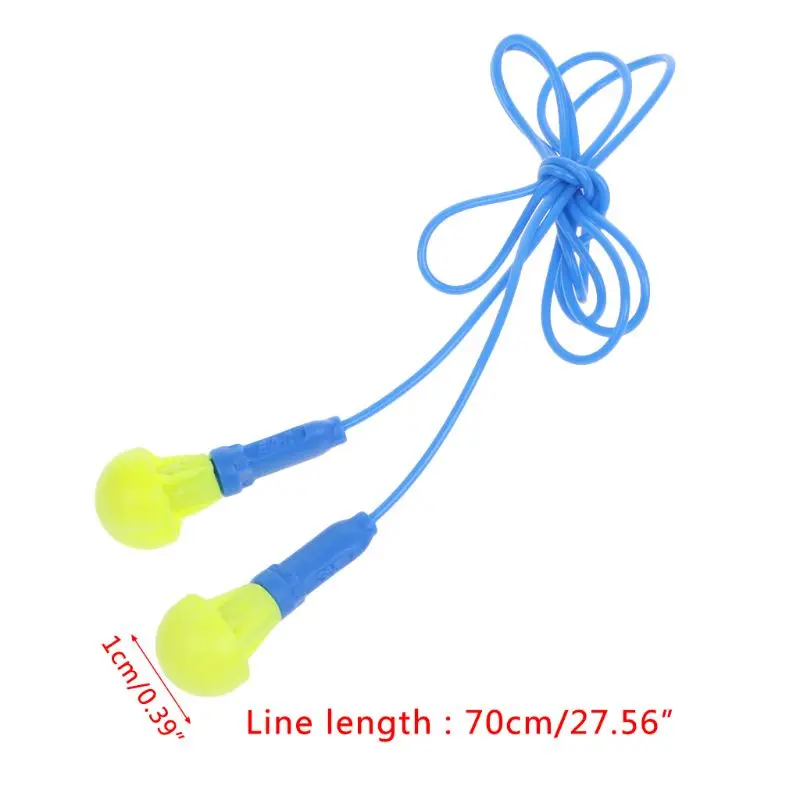 

Soft Foam Corded Ear Plugs Hearing Protection Noise Reduction Earplugs Reusable