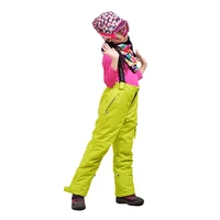 ski pants trousers winter thicken boys girls kids windproof waterproof warm outdoor sport snow snowboarding pants for children