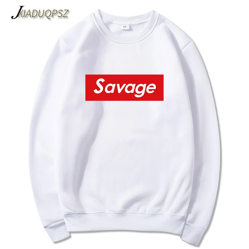 2019 Новые 21 Толстовки Savage мужские пародия без сердца X письмо худи с принтом