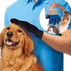 Щетка для шерсти домашних животных, перчатка для очистки, массажа, груминга, пальцев, кошек, животных