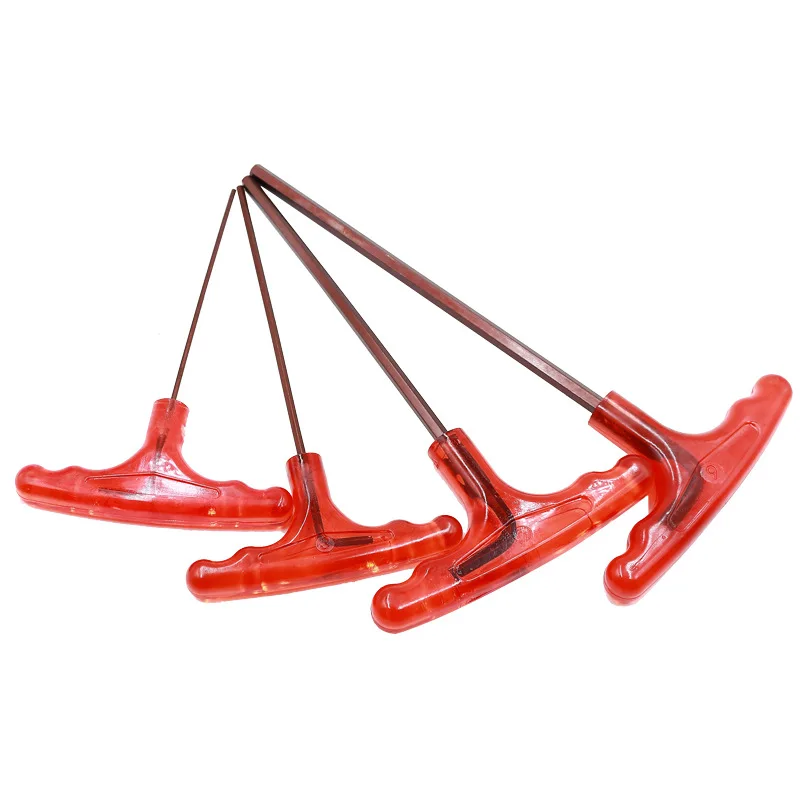 Шестигранный ключ S2 из закаленной стали комплект 2-10 мм Т-образная ручка с