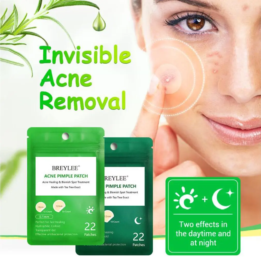 Набор наклеек для лица чайное дерево акне ремонт анти-акне увлажняющий раствор