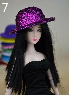 15 видов стилей кукла шляпа головные уборы аксессуары для 1/6 куклы Barbie Kurhn подарок новинка Игрушки для девочек - Цвет: 7