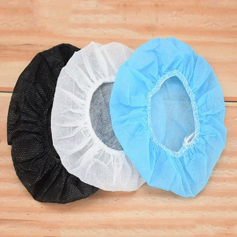 

100Pcs/Bag Disposable Headphone Cover Nonwoven Earmuff Cushion 10-12CM Headset