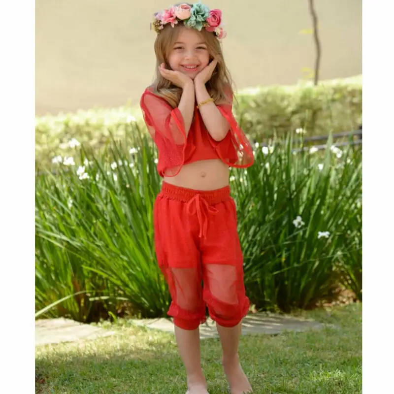 Emmababy комплект из топа и брюк для маленьких девочек | Мать ребенок