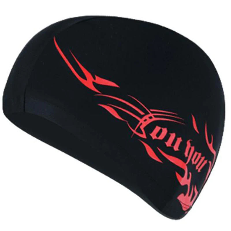 Упругая Кепка унисекс для взрослых шапочка купания плавания ткань ПУ защищает