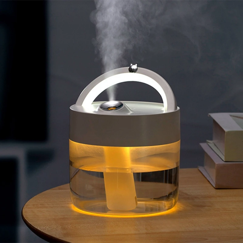 

1L Large Capacity Desktop Humidifier USB Charging 3000MAh Electric Night Light Portable Humidifier