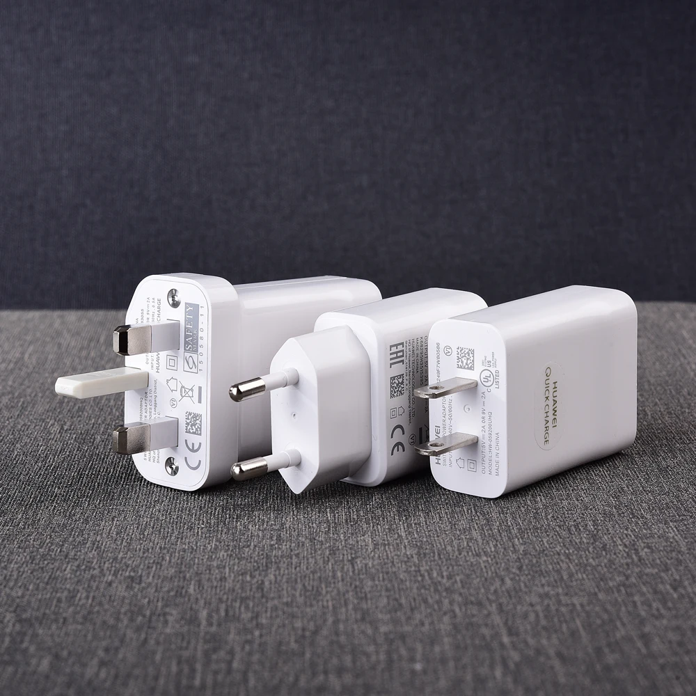 Оригинальное зарядное устройство Huawei ЕС быстрая зарядка адаптер питания 9 В 2 А