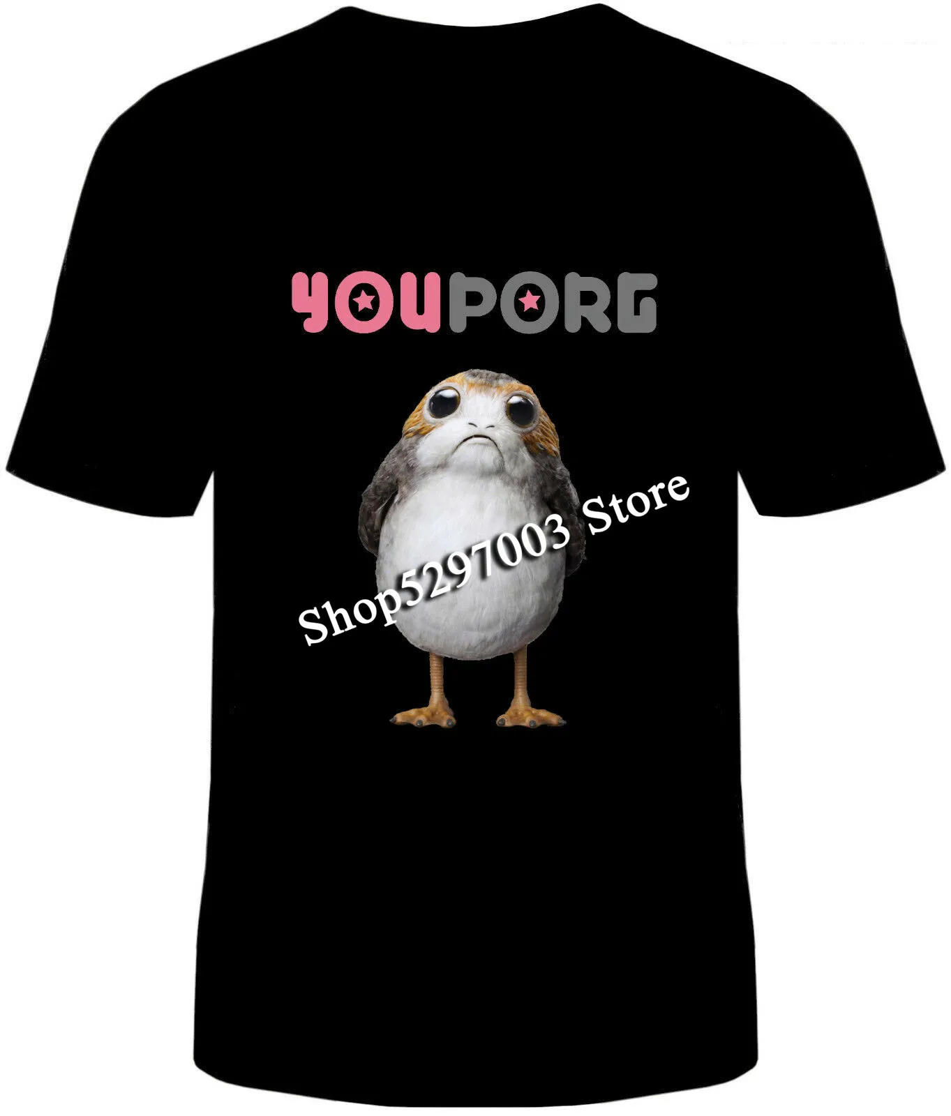 Футболка с надписью You Porg Star Wars хлопковая футболка унисекс для взрослых Last Jedi Galaxy