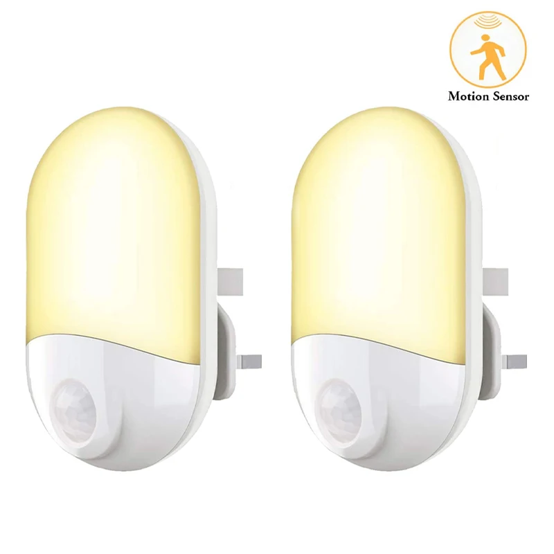 Светодиодный ночсветильник с ИК-датчиком движения 110 В 220 2 шт. | Освещение