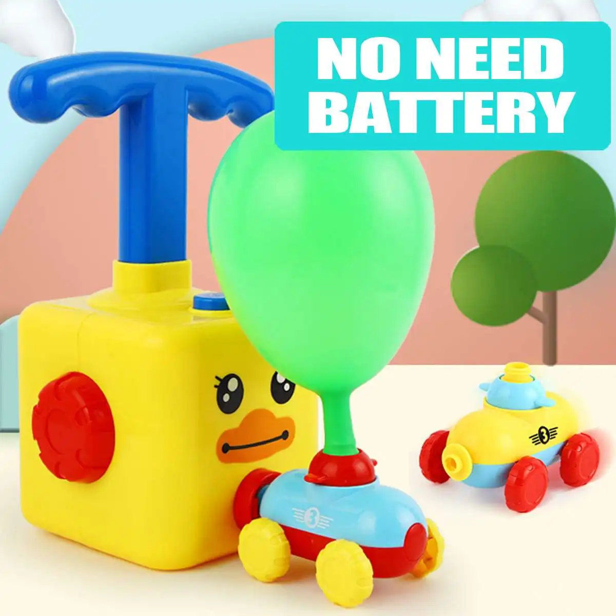 

Toys Power Balloon Launch Balloon Toy Car Kids Power Launch Tower Inertia Car Science Educational Kids Toy Experiment Tools