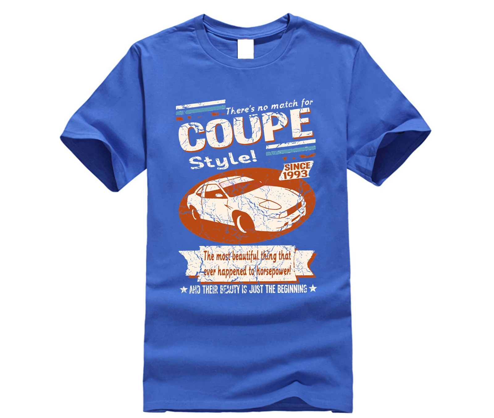 Fiat Coupe 1993 Estilo Retro Hombres Camiseta Autom | Мужская одежда