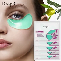 10pcs5pack olive collagen eye mask face skin care firming ageless anti aging eye bag dark circles puffiness eye care