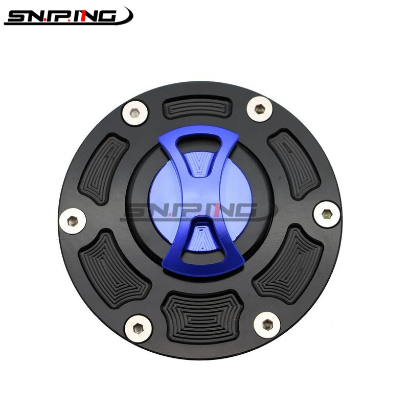

For Triumph Daytona 600 650 675 Daytona 955i T595 TT600 Tiger 1050 CNC aluminum Motorcycle modification keyless fuel tank cover