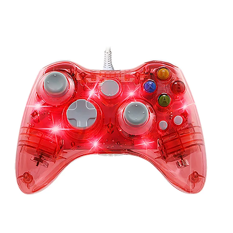 Светодиодный проводной геймпад игровой контроллер для XBOX 360 USB Xbox игровые
