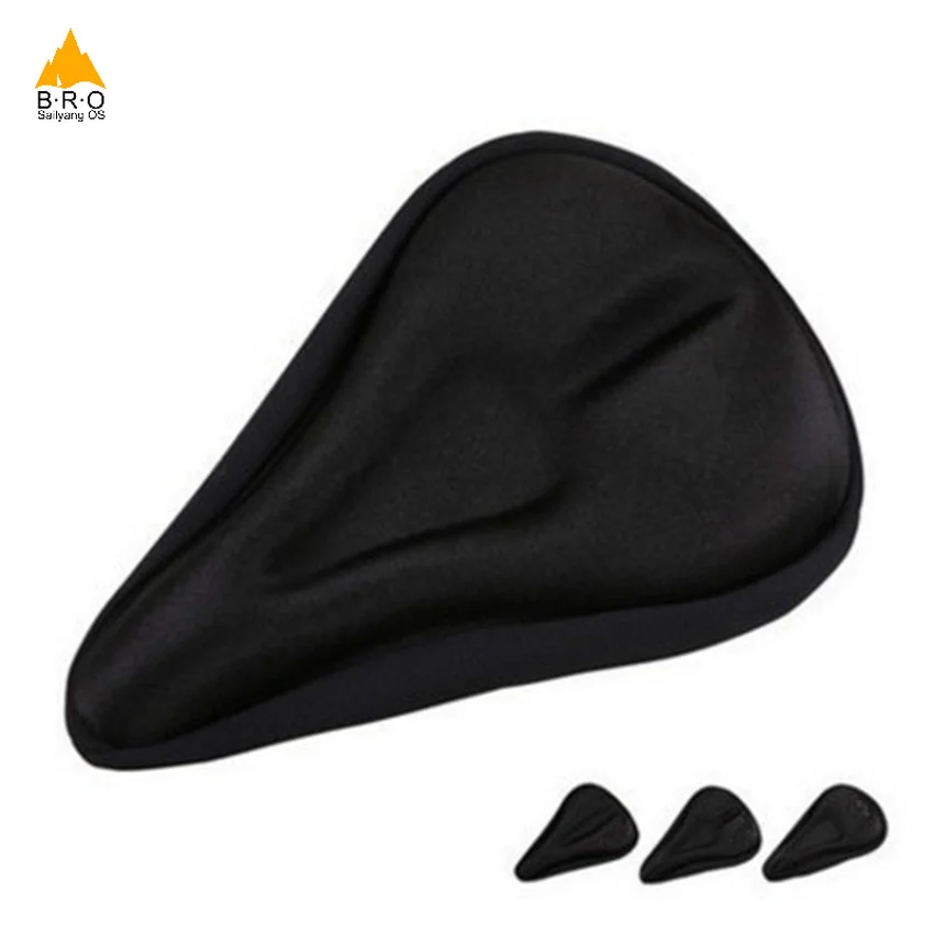 Universal 3D Silicone Gel Pad Soft Thick Bike Bicycle Saddle Cover Cycling Cycle Seat Cushion Bike Riding Seat Sitting Protecter