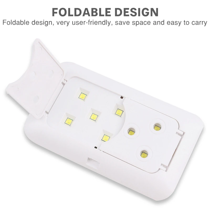 

24W LED UV Nail Polish Dryer Lamp Gel Acrylic Curing Light Spa Professional Portable USB