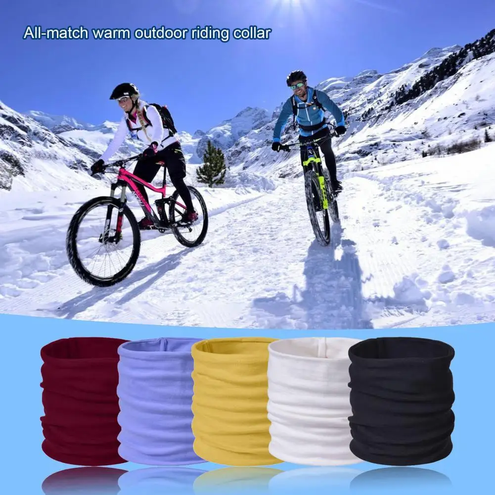 

Useful Winter Circle Loop Scarves Fleece Neck Gaiter Tear Resistant Comfortable
