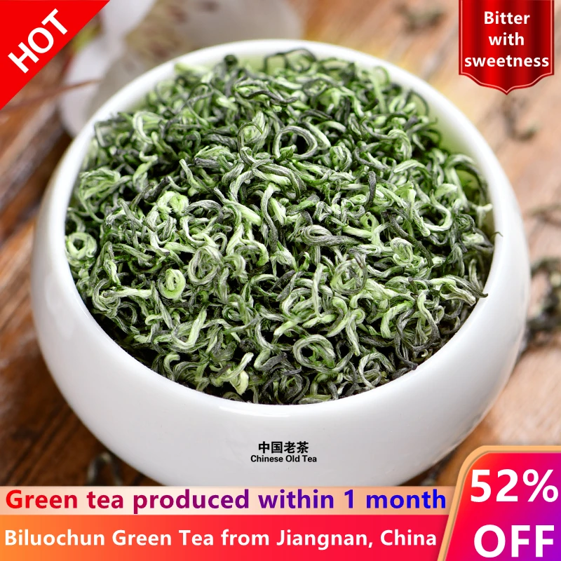 

2021 New Tea Biluochun Green New Tea Organic Biluochun Tea Bag Stir-Fried Green New Tea Health Beauty Beauty 250g/bag
