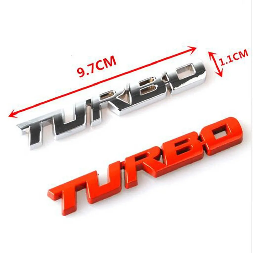 DSYCAR 1 шт. 3D металлический турбо автомобильный стикер эмблема значок для Jeep BMW Ford