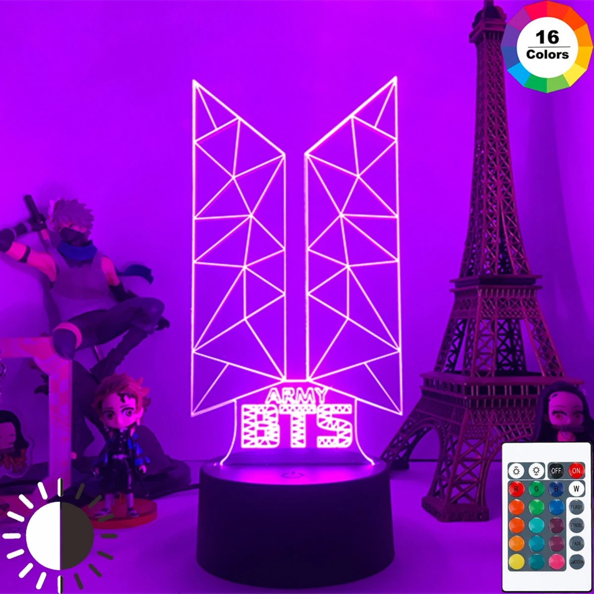 

Bangtan Boys Groups 3D Nightlight KPOP Star TOP Group A.R.M.Y For Fans Gifts Led Touch Sensor Table Lamp Home Decor..