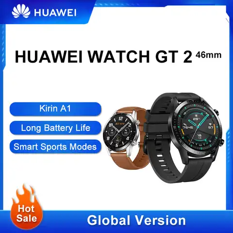 Зарядное устройство для часов HUAWEI Watch GT 2 Смарт часы водонепроницаемый сна сердечного ритма трекер Huawei GT2, умные часы, GPS, Wi-фитнес-трекер Golbal в...