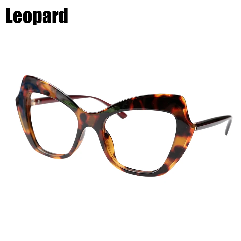 Leopard SOOLALA бабочка рамка очки для чтения «кошачий глаз» Для женщин ретро Винтаж дальнозоркости Пресбиопии очки для чтения с чехол 0,5 до 4,0 - Цвет оправы: Leopard