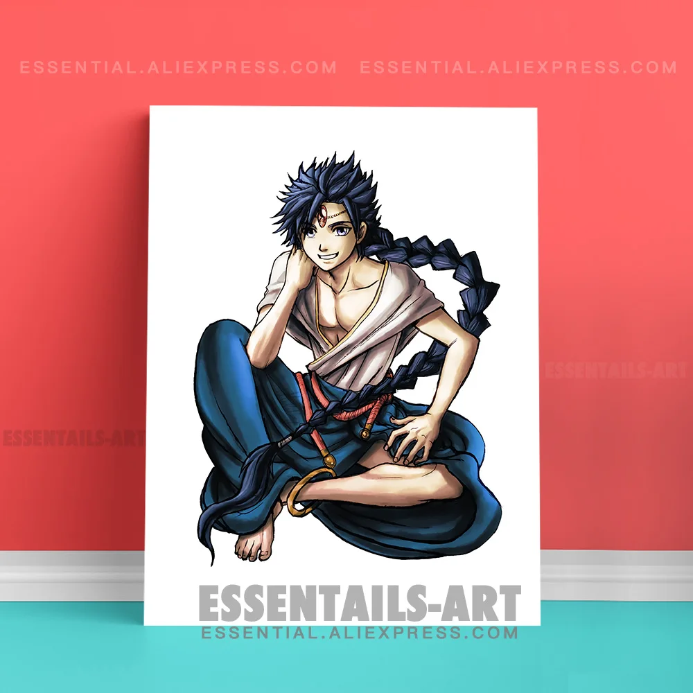 Аниме плакат Aladdin Magi холст настенное искусство живопись Декор картины для