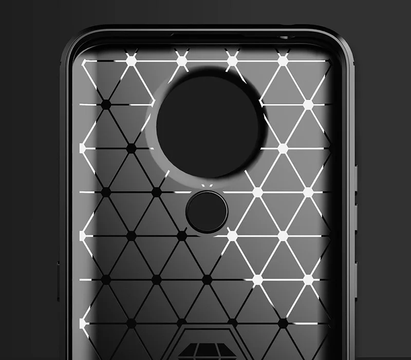 Углеродное волокно для Nokia 3 4 2 5 8 чехол из закаленного стекла мягкая Броня ТПУ