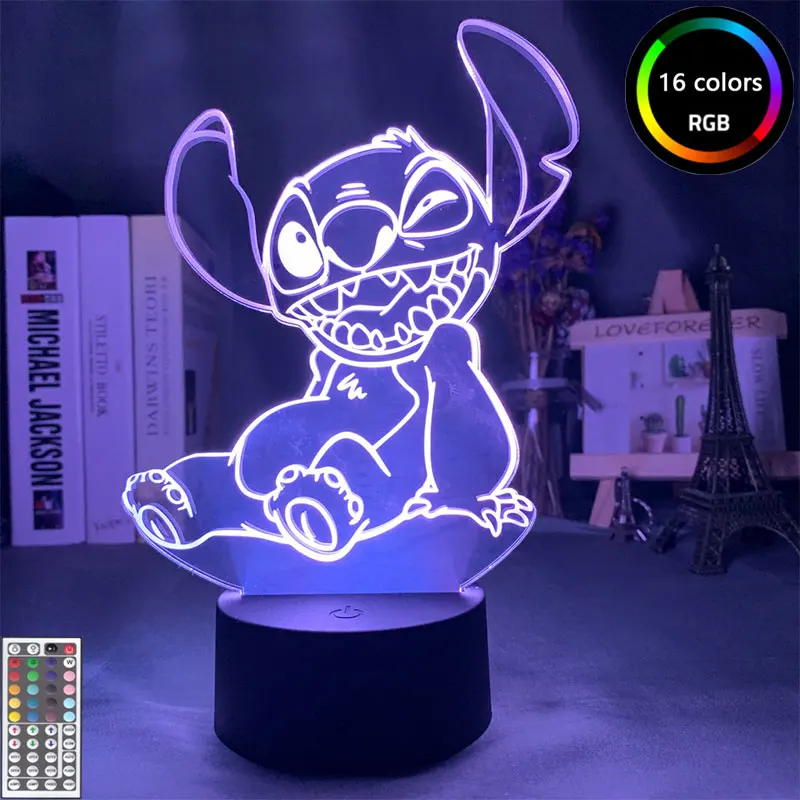 Мультфильм ночник Король Лев Simba светодиодный 3d свет изменение цвета Новинка