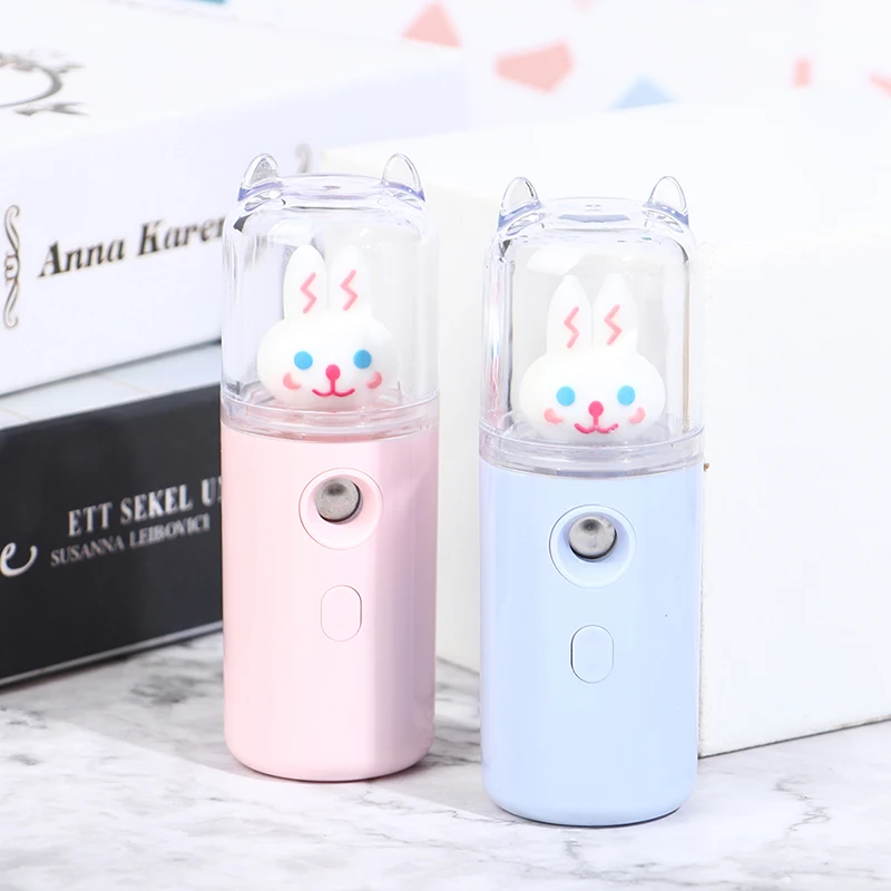 

Портативный мини-отпариватель для лица, USB Перезаряжаемый удобный распылитель тумана, увлажняющее средство для макияжа