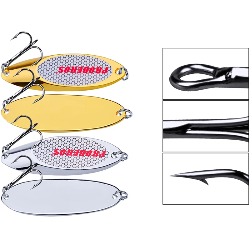 1 шт. металлическая рыболовная приманка в виде ложки 3 35 г|Наживки для рыбной