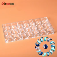 new tai chi shape chocolate mold polycarbonate gossip chocolate mould chinese style baking molds candy mould moon yin and yang