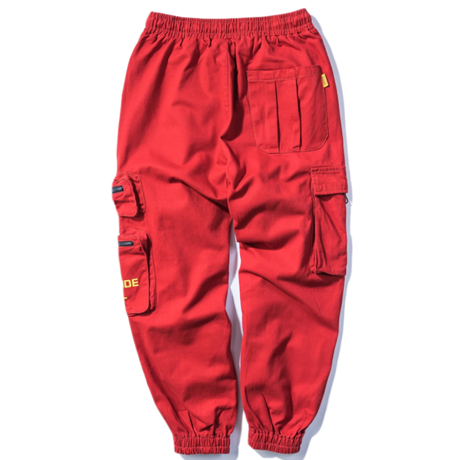 Брюки карго LACIBLE мужские на молнии повседневные штаны с принтом надписи уличная