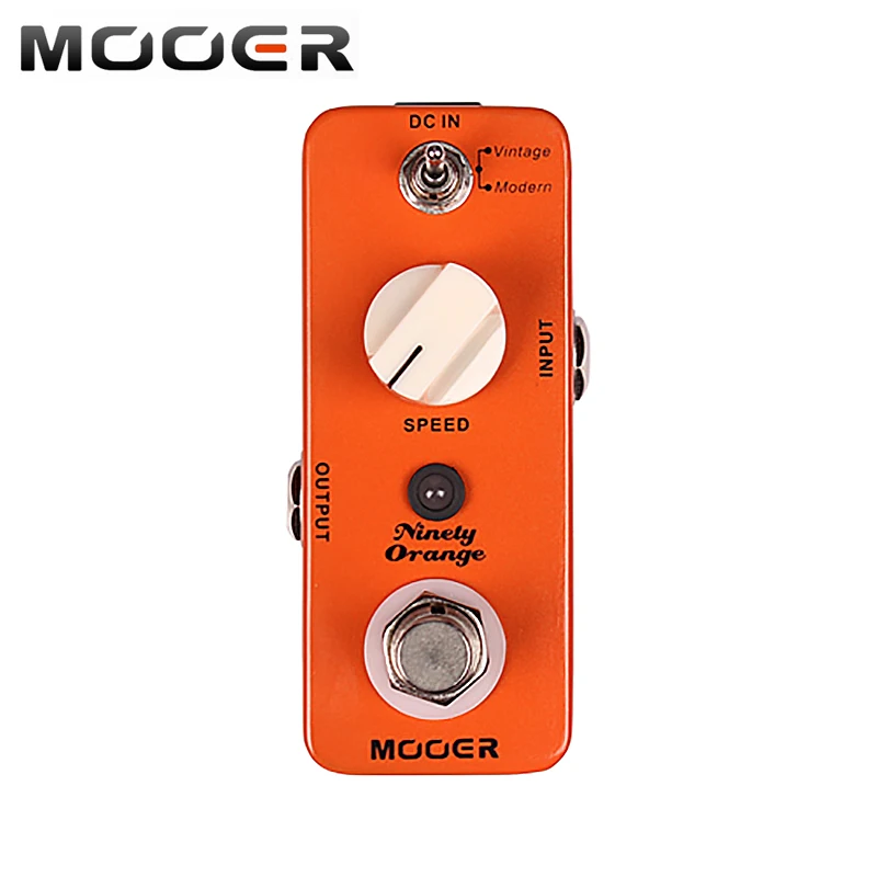 Mooer Ninety Orange Phaser Pedal Guitar Effects Full Analog Circuit Vintage/Modern Modes True Bypass Guitar Accessories