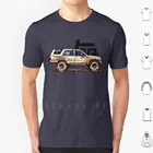 Футболка 1-го поколения 4runner Trd-Tan, хлопковая футболка сделай сам большого размера S-6xl 4runner Trd поднятая мудди грязный эскиз Suv 1-го поколения 4