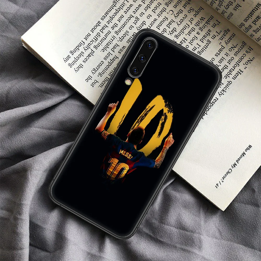 

Football Lionel Messi Phone Case For Samsung Galaxy A 3 5 7 8 10 20 20E 21S 30 30S 40 50 51 70 71 black Back Soft Shell Luxury