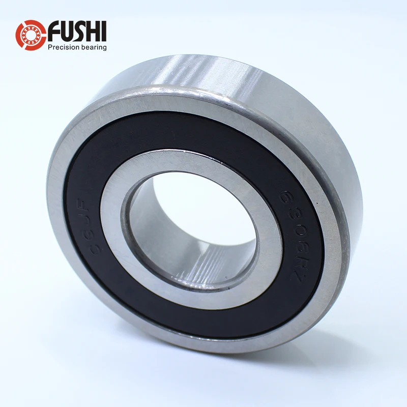 6306RS подшипники ABEC 3 (1 шт.) 30*72*19 мм Радиальные 6306 2RS шариковые 6306RZ 180306 RZ RS EMQ качество|
